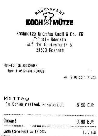 trfl Hffner Kochmtze Restaurant